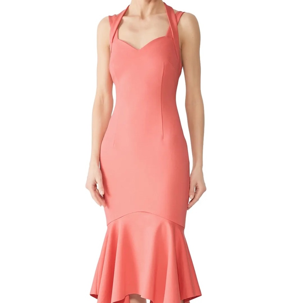 Elliatt Rent the runway Glasshouse pink midi dress sz S $210